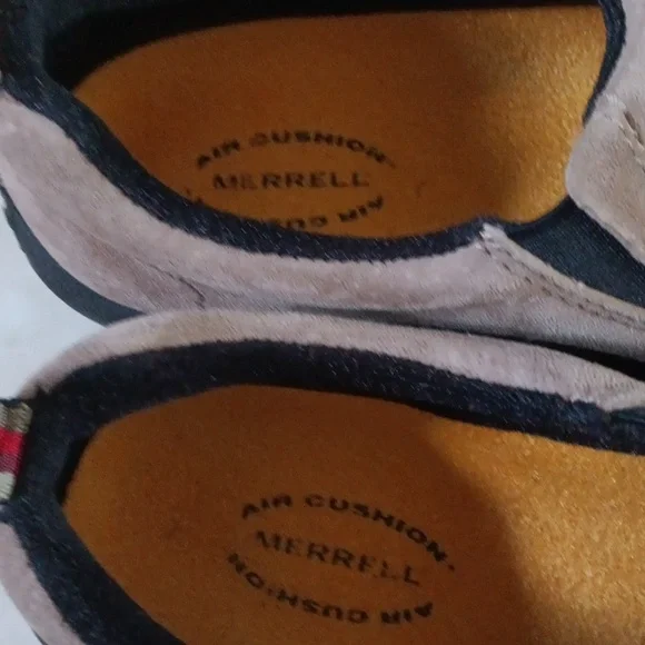 Merrell Women's Tan Suede Slip-On Loafers - Picture 5 of 8